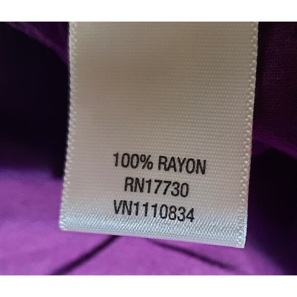 Xhilaration Plum Purple Babydoll Sundress Rayon Tiered Y2K Balletcore Sz Medium - Picture 7 of 11
